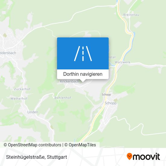 Steinhügelstraße Karte