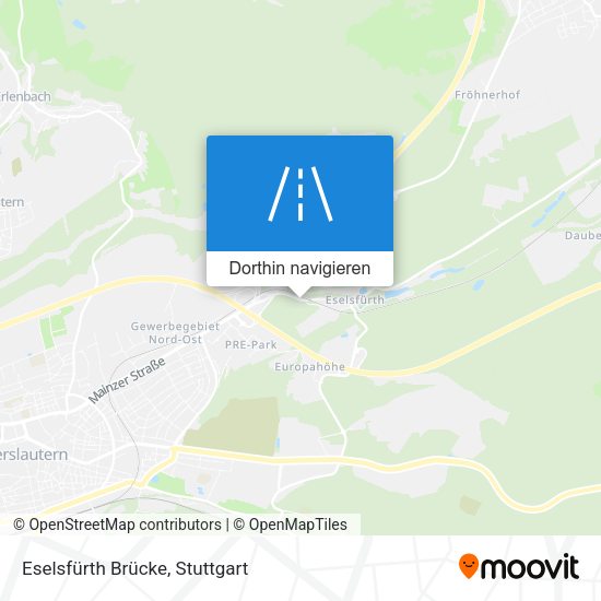 Eselsfürth Brücke Karte