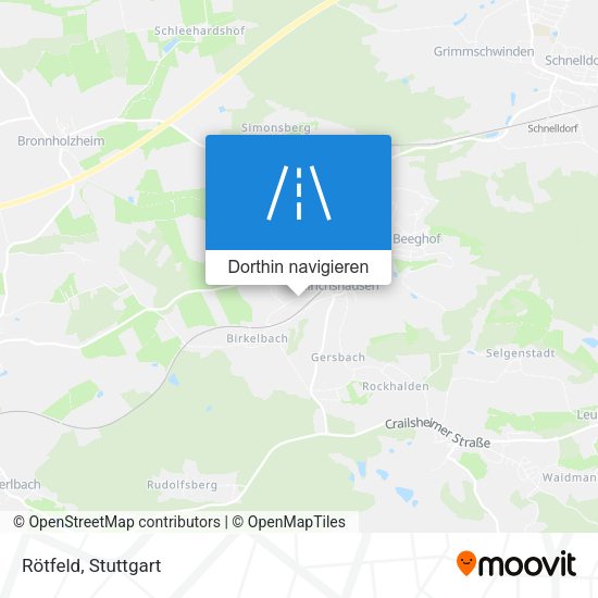 Rötfeld Karte