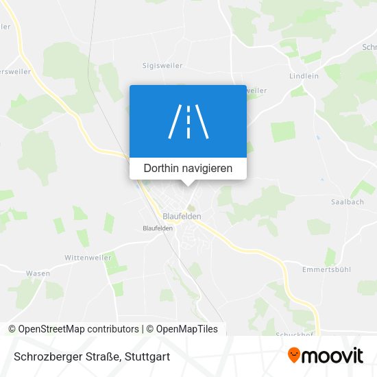 Schrozberger Straße Karte