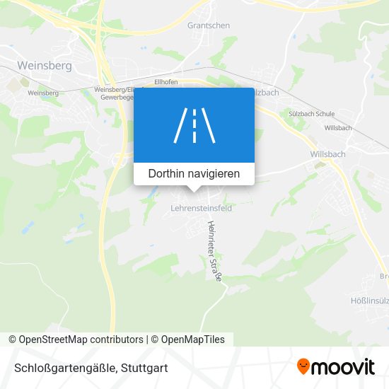 Schloßgartengäßle Karte