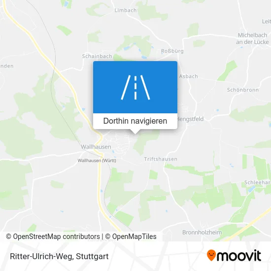 Ritter-Ulrich-Weg Karte