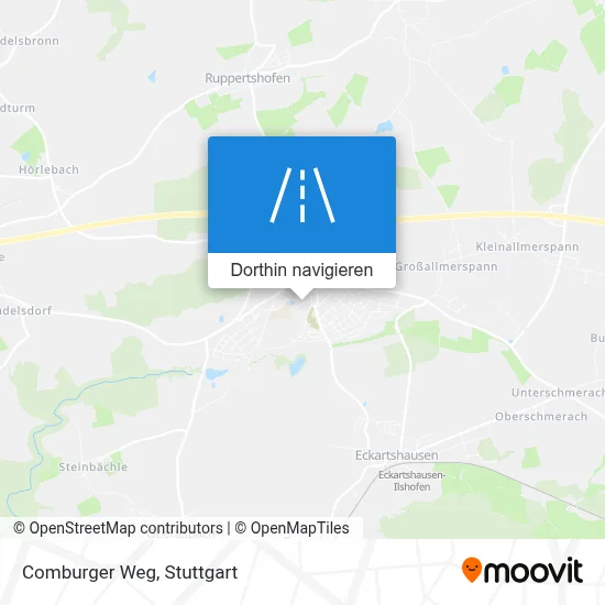 Comburger Weg Karte