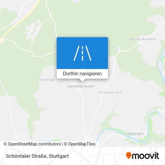 Schöntaler Straße Karte