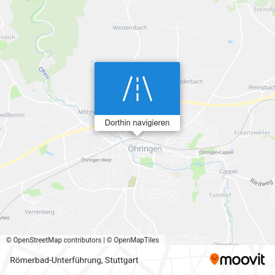 Römerbad-Unterführung Karte