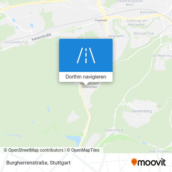 Burgherrenstraße Karte