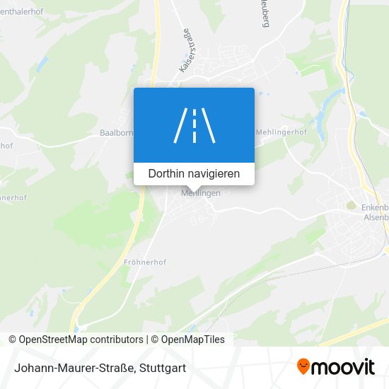 Johann-Maurer-Straße Karte