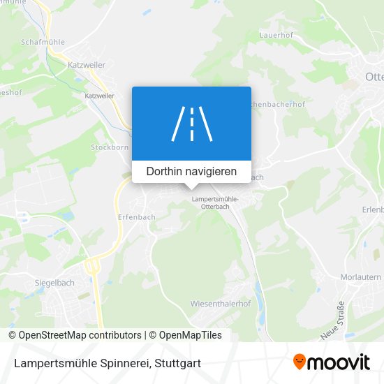 Lampertsmühle Spinnerei Karte