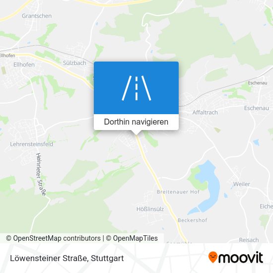 Löwensteiner Straße Karte
