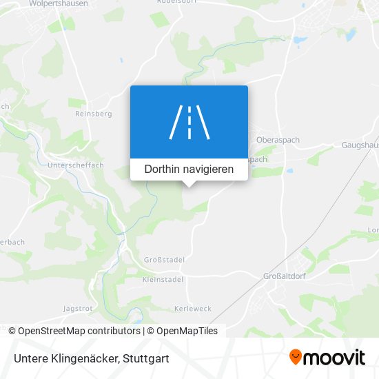 Untere Klingenäcker Karte