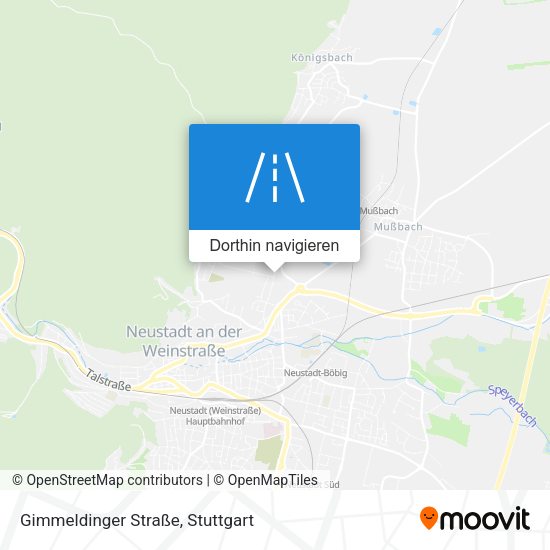 Gimmeldinger Straße Karte
