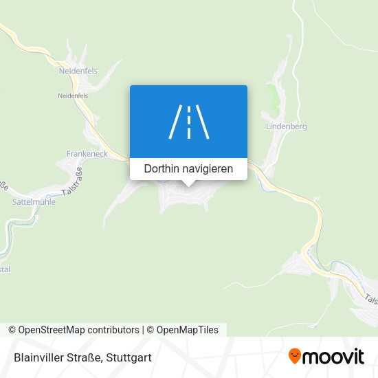 Blainviller Straße Karte