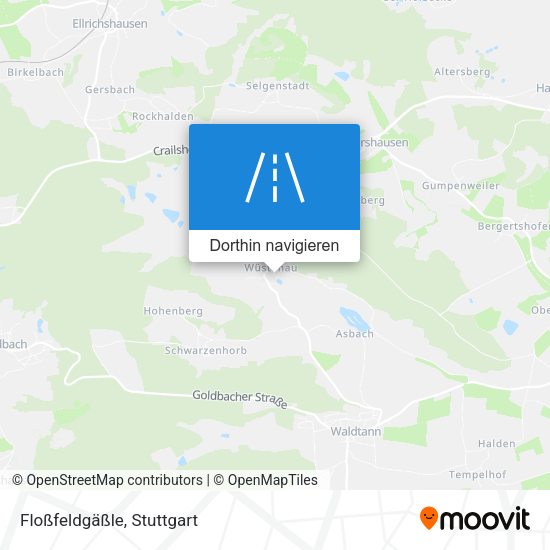 Floßfeldgäßle Karte