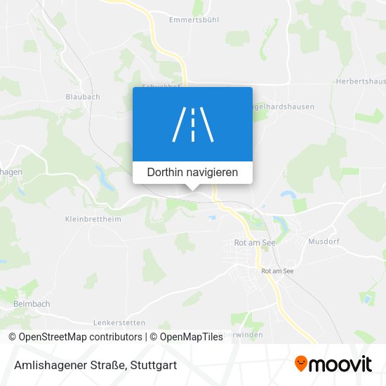 Amlishagener Straße Karte
