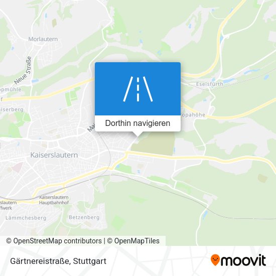 Gärtnereistraße Karte