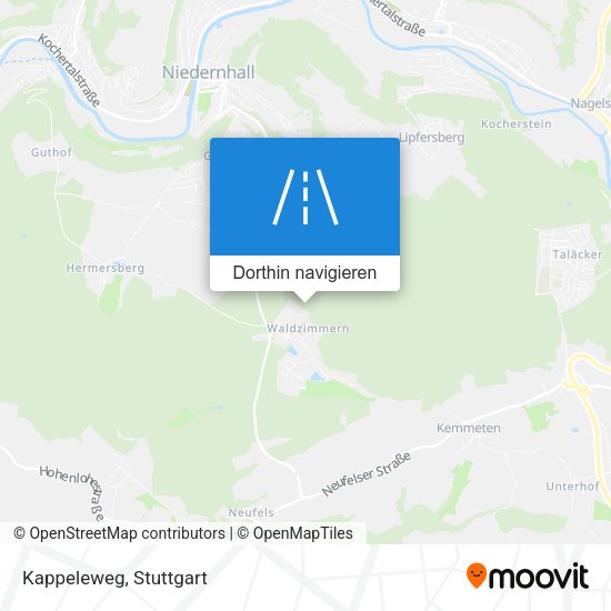 Kappeleweg Karte