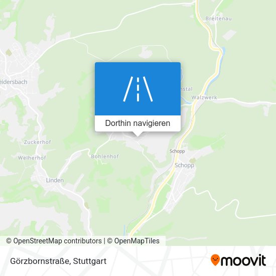 Görzbornstraße Karte