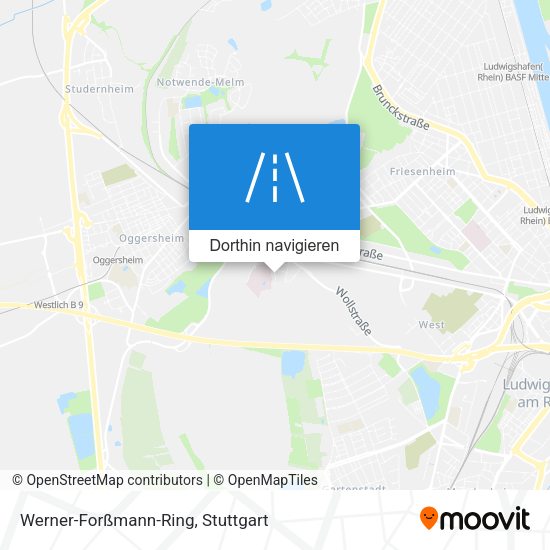 Werner-Forßmann-Ring Karte
