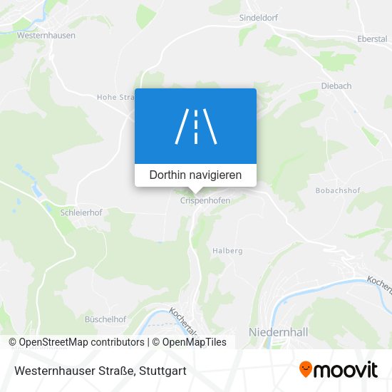 Westernhauser Straße Karte