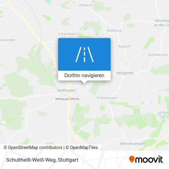 Schultheiß-Weiß-Weg Karte