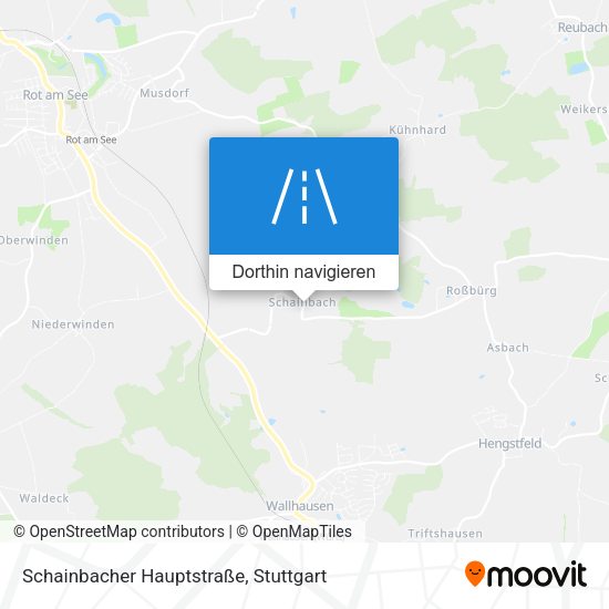 Schainbacher Hauptstraße Karte