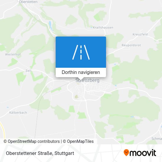 Oberstettener Straße Karte