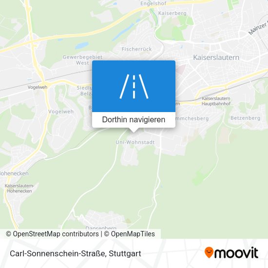 Carl-Sonnenschein-Straße Karte