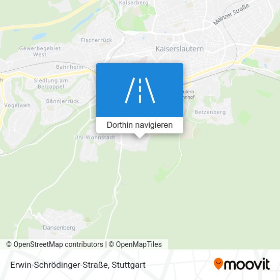 Erwin-Schrödinger-Straße Karte