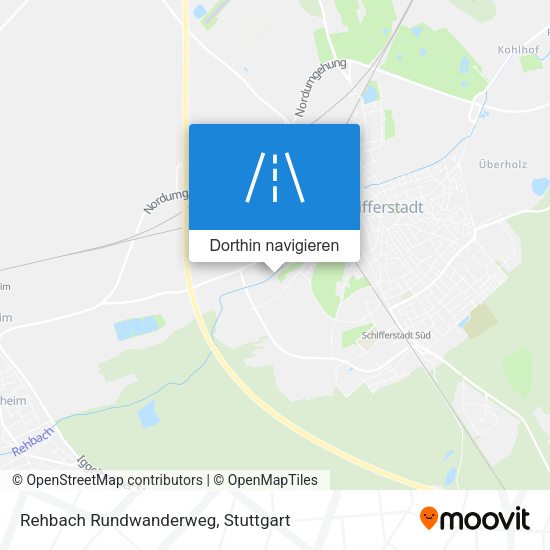 Rehbach Rundwanderweg Karte