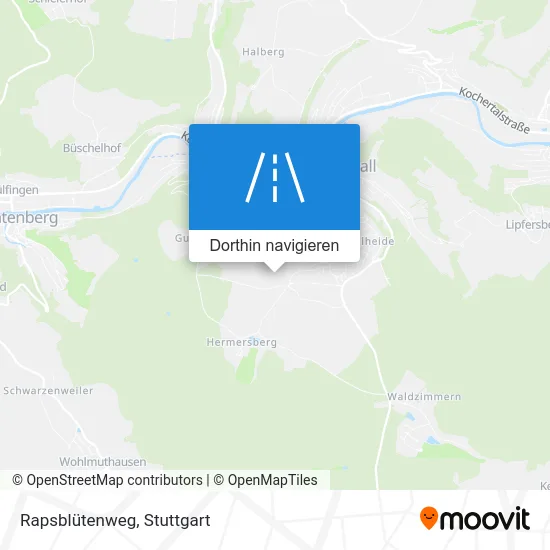 Rapsblütenweg Karte