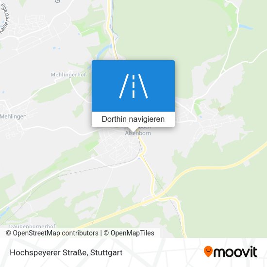 Hochspeyerer Straße Karte
