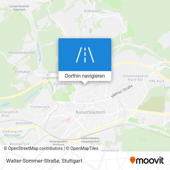 Walter-Sommer-Straße Karte