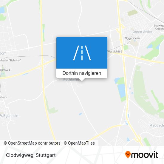 Clodwigweg Karte