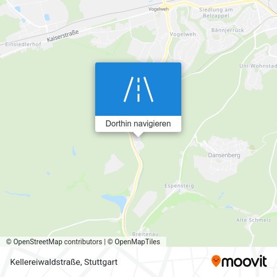 Kellereiwaldstraße Karte