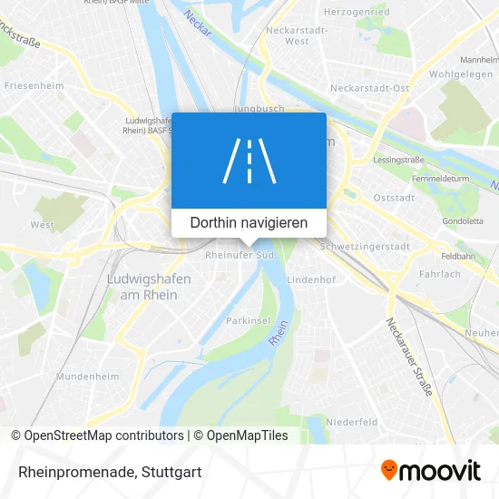 Rheinpromenade Karte