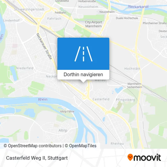 Casterfeld Weg II Karte