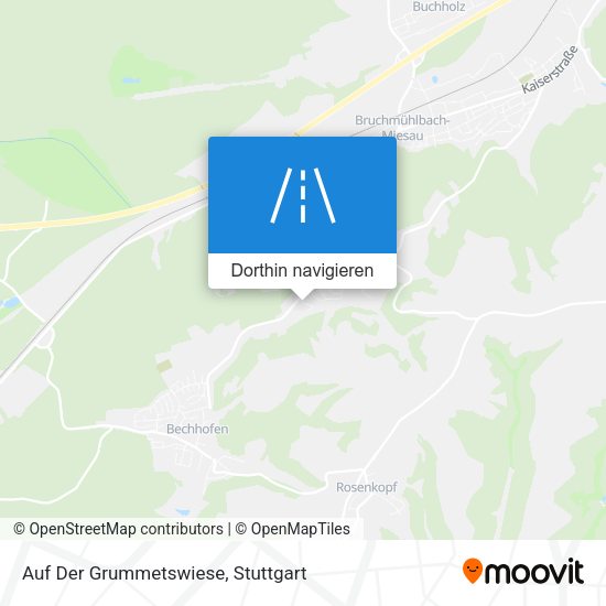 Auf Der Grummetswiese Karte
