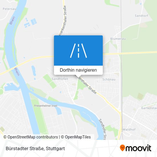 Bürstadter Straße Karte