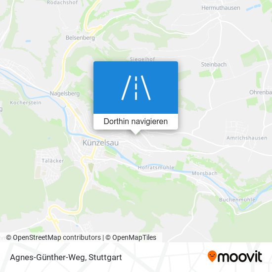 Agnes-Günther-Weg Karte