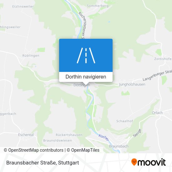Braunsbacher Straße Karte