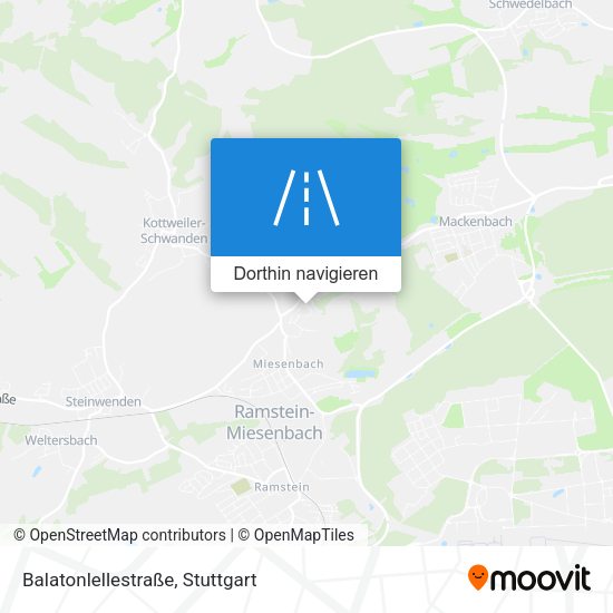 Balatonlellestraße Karte