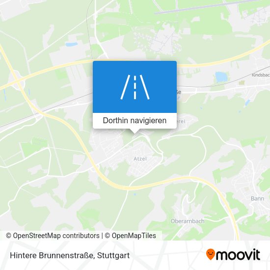 Hintere Brunnenstraße Karte