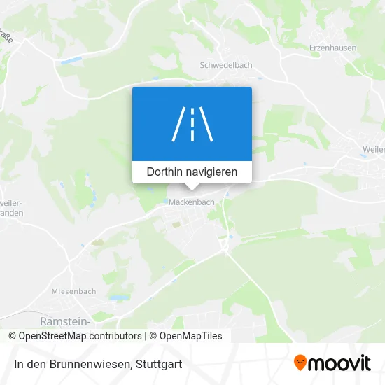 In den Brunnenwiesen Karte
