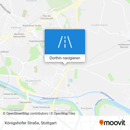 Königshofer Straße Karte