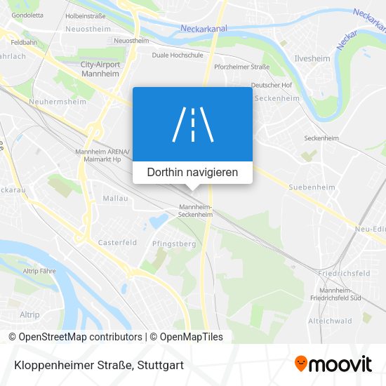 Kloppenheimer Straße Karte