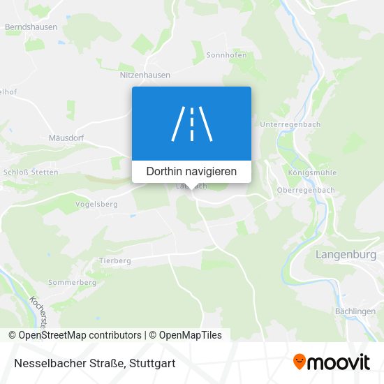 Nesselbacher Straße Karte