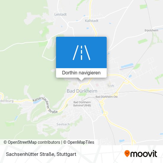 Sachsenhütter Straße Karte