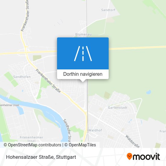 Hohensalzaer Straße Karte