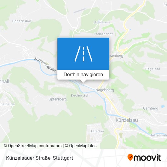 Künzelsauer Straße Karte