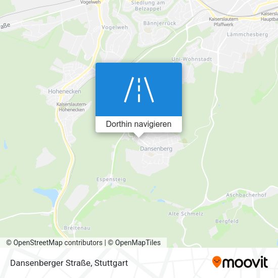 Dansenberger Straße Karte